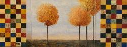 Daniel Van Klei  Triptych Painting, Acer saccharum